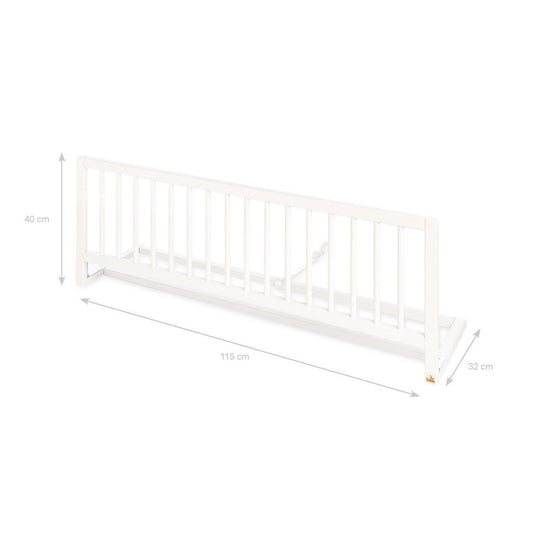 Bedbeschermer 'Comfort', wit gelakt - Smart Simple