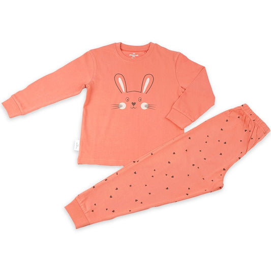 Bunny F&D Pyjama Kinderen | Roest Roze - Smart Simple