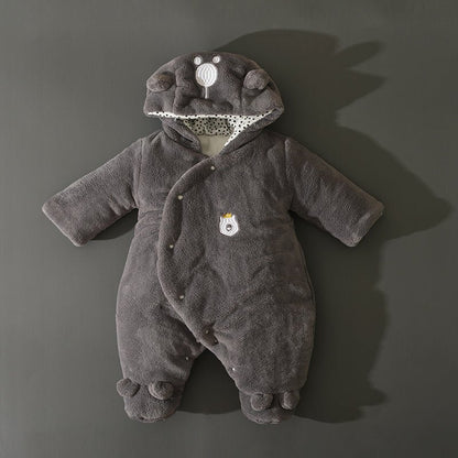 Baby Herfst Romper – Warm Éénstukje voor Buiten