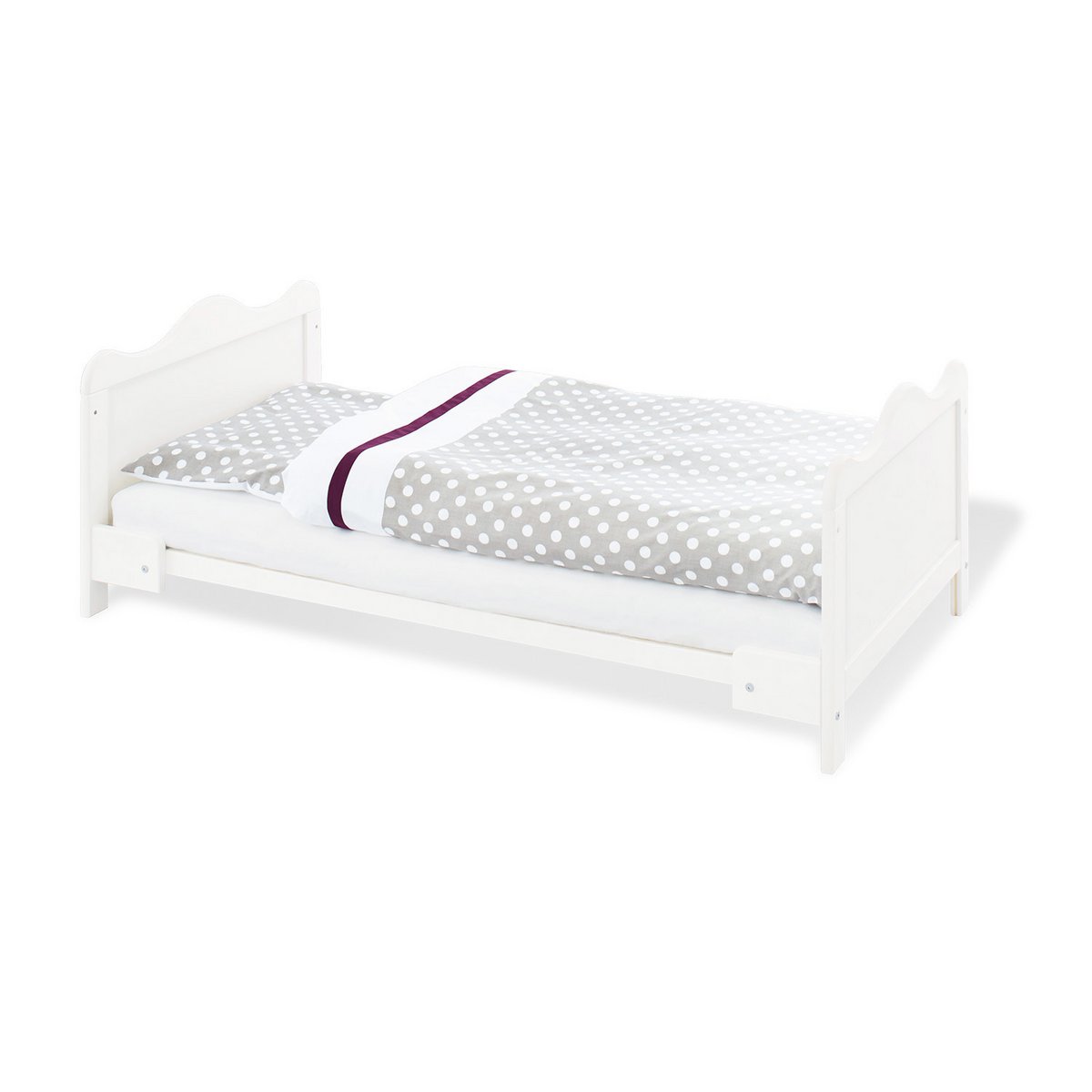 Kwekerij 'Florentina' extra breed 3 delen: ledikant, extra brede commode, 2 - deurs kledingkast - Smart Simple