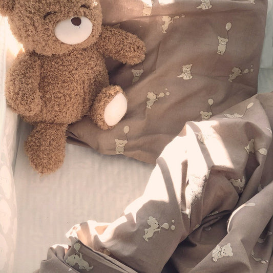 Bedlinnenset teddy junior – zachte katoenen set