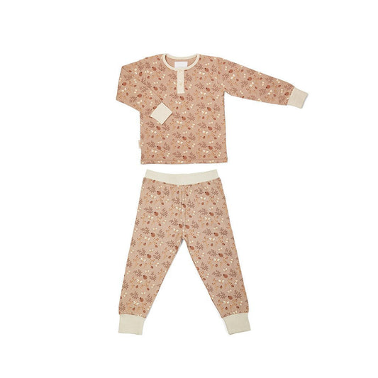 Sara nachtkleding - Zand - Bloemenbij - Smart Simple
