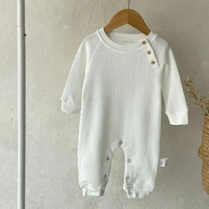 Annie & Charles® - Baby jumpsuit wafelpiqué katoen