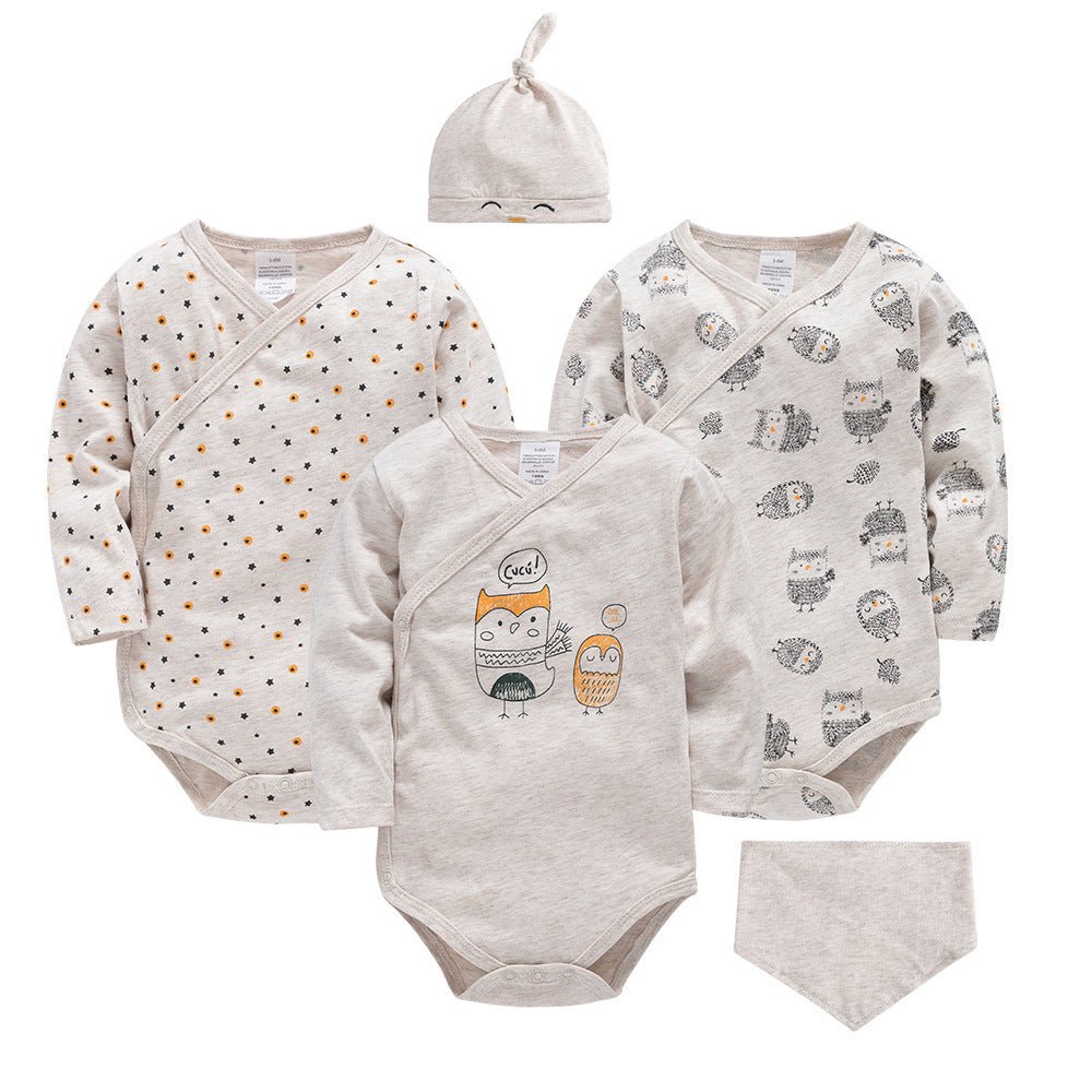 Katoenen Baby Romper met Drukknoopsluiting – Comfortabele Jumpsuit