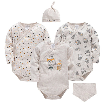 Katoenen Baby Romper met Drukknoopsluiting – Comfortabele Jumpsuit