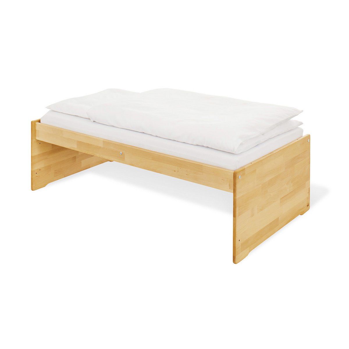 Kwekerij 'Natura' breed groot 3 delen: ledikant, brede commode, grote kledingkast - Smart Simple
