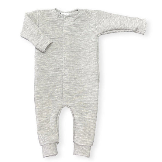 Boxpakje rib light grey melange - Smart Simple