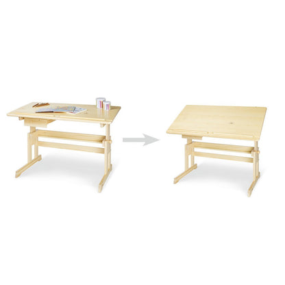 Kinderbureau 'Lena', blank gelakt - Smart Simple