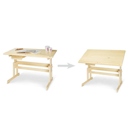 Kinderbureau 'Lena', blank gelakt - Smart Simple