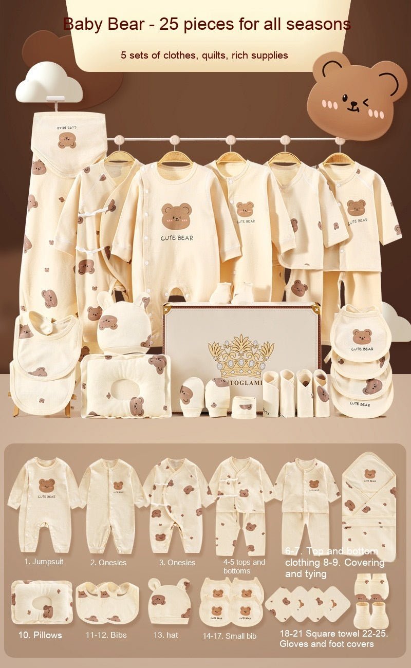 Newborn Cadeauset – 100% Katoen Babykleding voor Geboorte of Kraambezoek - Smart Simple