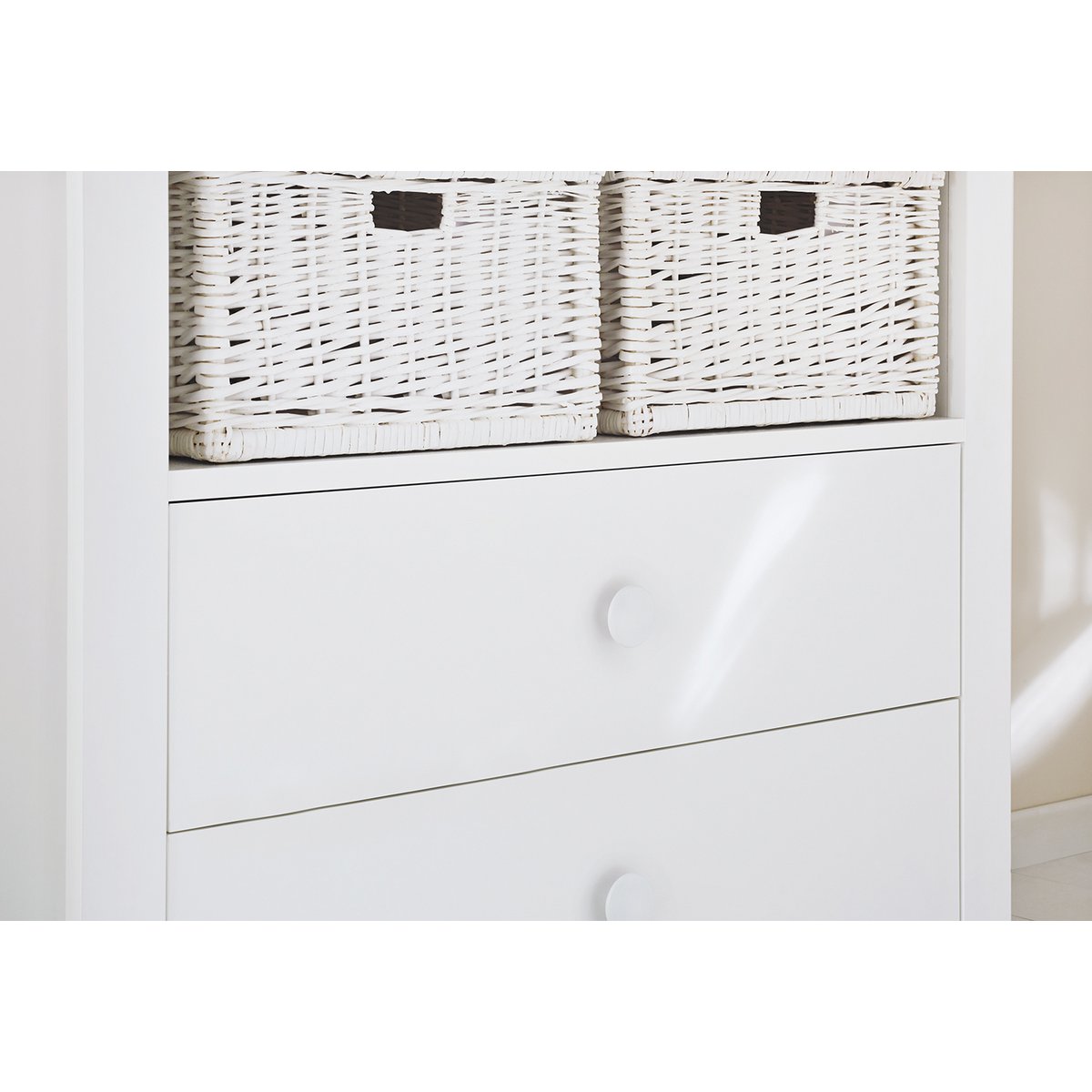 Kwekerij 'Florentina' extra breed groot 3 delen: ledikant, extra brede commode, grote kledingkast - Smart Simple