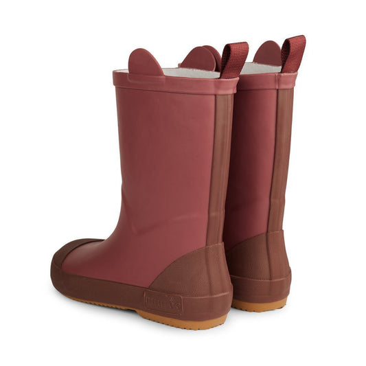 Anton animal rubberboots - Mahogany - Smart Simple