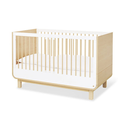 Kinderkamer 'Round' breed groot3 onderdelen: ledikantbed, breed commode, grote kledingkast - Smart Simple