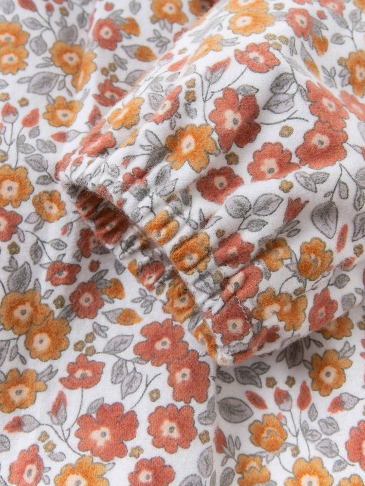 Baby meisjespak – Katoenen herfstset (twee-delig)