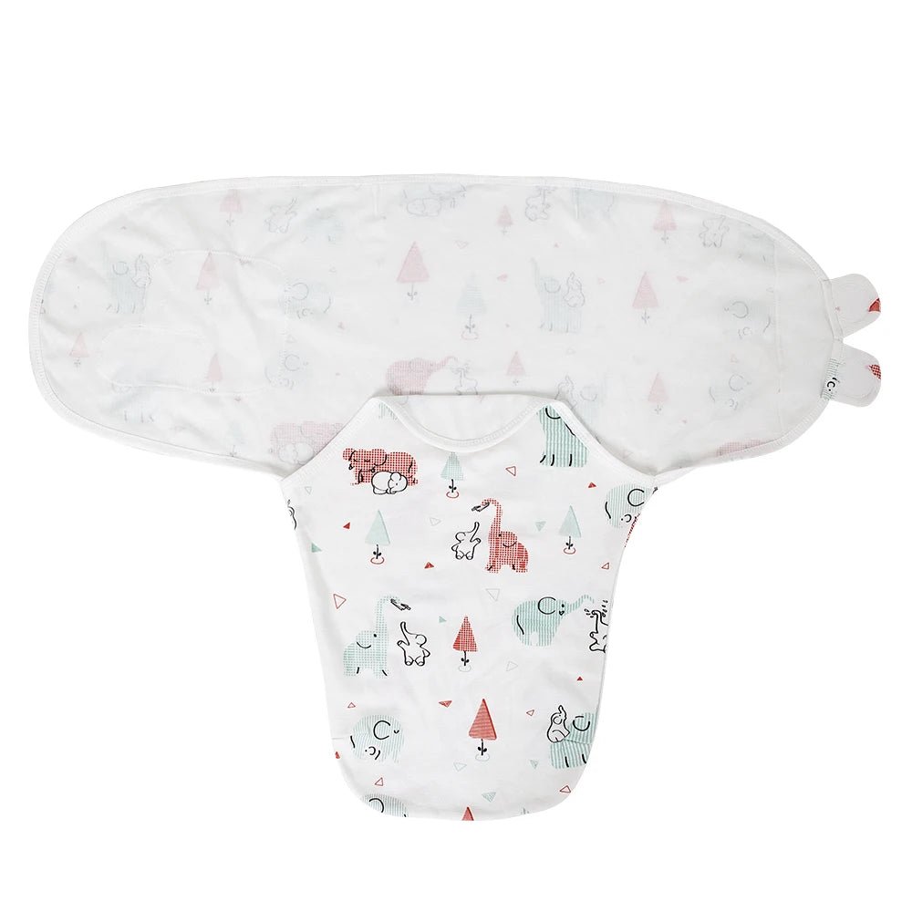 Newborn Zomerslaapzak Katoen – Dun Swaddle 0–6M (0.5 TOG)