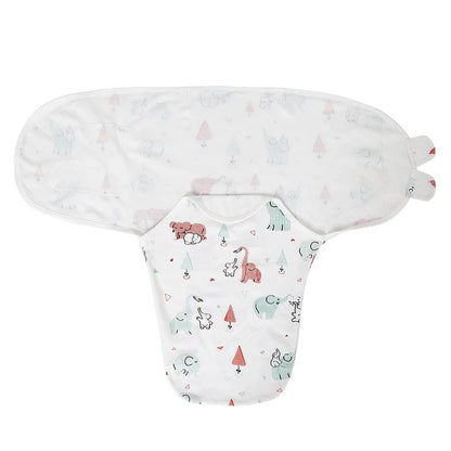 Newborn Zomerslaapzak Katoen – Dun Swaddle 0–6M (0.5 TOG)