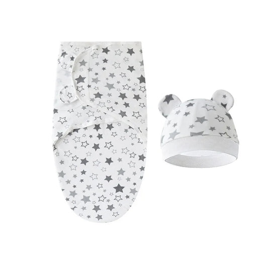 Cozy Infant Sleep Sack with Cute Animal Design - Adjustable Tightness, Soft Blanket, Cotton Material - Smart Simple
