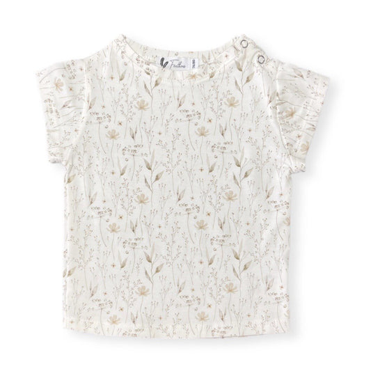 Baby shirtje Nature Floral – handgemaakt en duurzaam