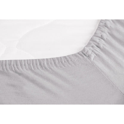 Hoeslaken voor ledikantbed in twinpack, jersey, wit - Smart Simple