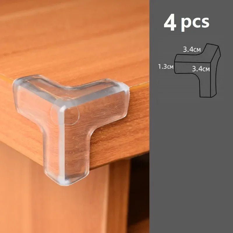 10PCS/4PCS Clear Anti - collision Coffee Table Furniture Corner Protectors Children's Soft Corner Sheathing Living Room Decor - Smart Simple