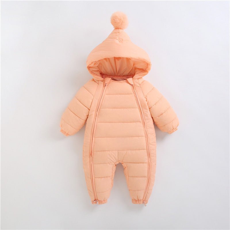Newborn katoenen jas – warme babyjas met capuchon