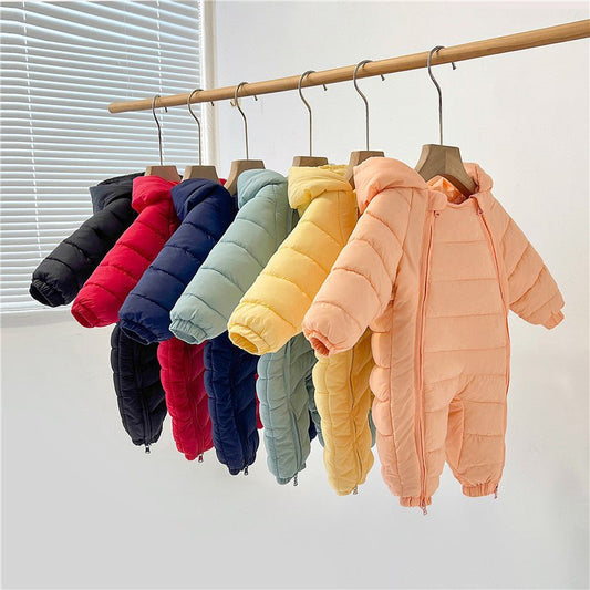 Newborn katoenen jas – warme babyjas met capuchon