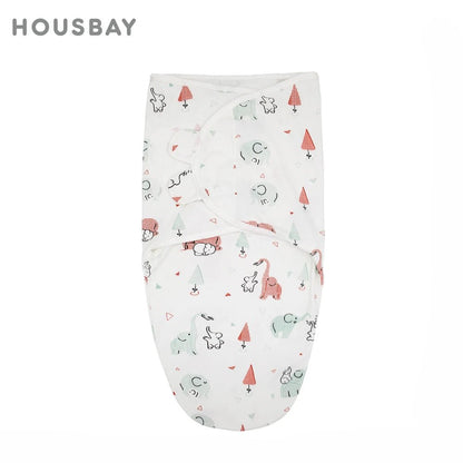 Newborn Zomerslaapzak Katoen – Dun Swaddle 0–6M (0.5 TOG)