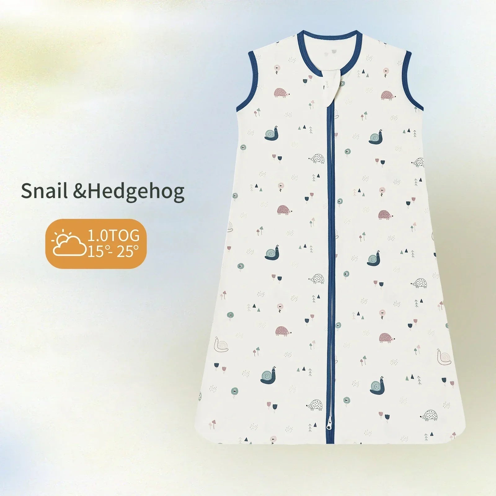 Baby Sleeping Bag Summer Thin Baby Sleepsack Kids Sleepwear Anti - Kick Blanket 3 - 18Months Animal Cartoon Print 100% Cotton - Smart Simple
