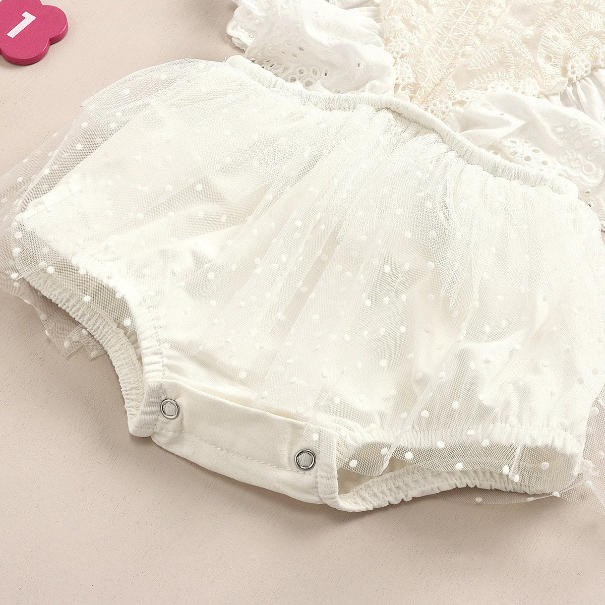 Kanten Baby Jumpsuit – Elegante Romper met Kantdetails