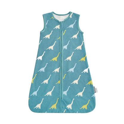 Baby Sleeping Bag 3 - 24Months Summer Thin Sleep Sack Sleeveless Cartoon Animal Print Kids Sleepwear Anti - Kick Blanket 100% Cotton - Smart Simple