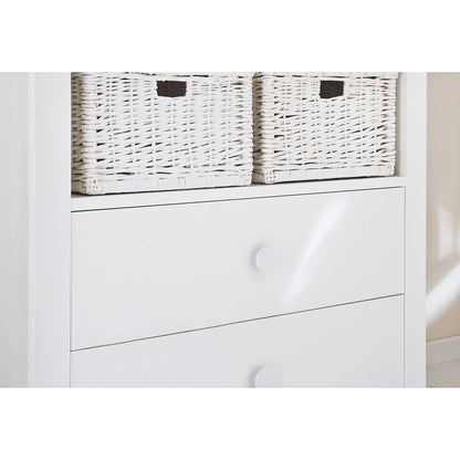 Kwekerij 'Florentina' extra breed 3 delen: ledikant, extra brede commode, 2 - deurs kledingkast - Smart Simple