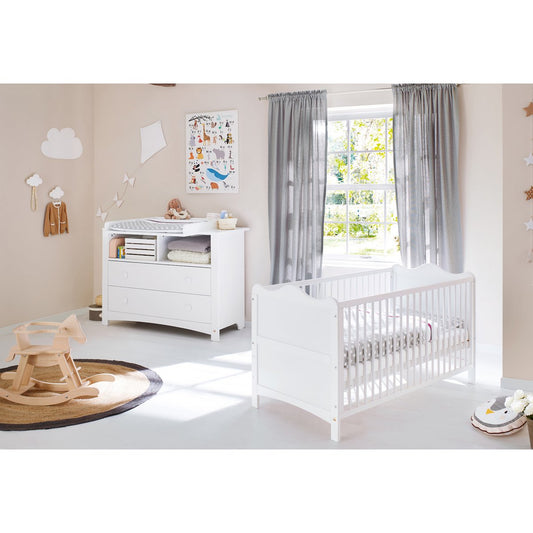 Startset 'Florentina' extra breed 2 delen: ledikant, extra brede commode - Smart Simple
