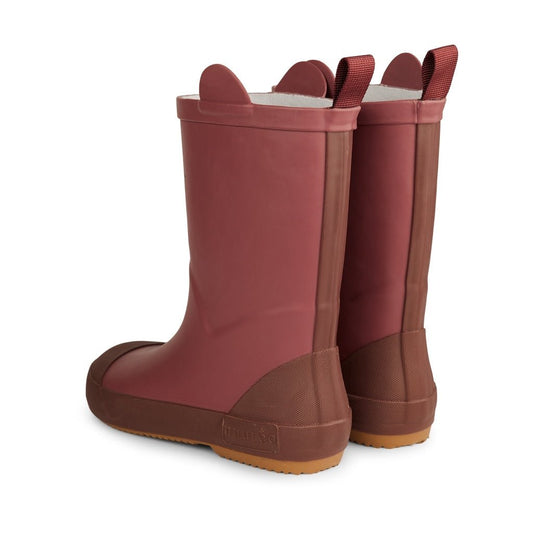 Joe rubberboots - Mahogany - Smart Simple
