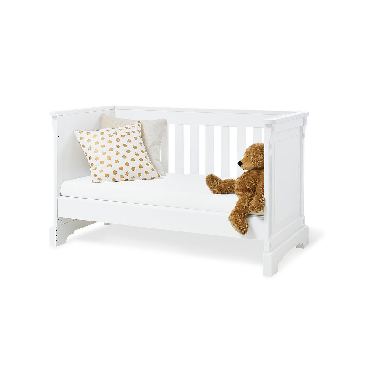 Kwekerij 'Emilia' extra breed 3 delen: ledikant, extra brede commode, 2 - deurs kledingkast - Smart Simple