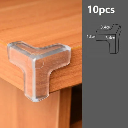 10PCS/4PCS Clear Anti - collision Coffee Table Furniture Corner Protectors Children's Soft Corner Sheathing Living Room Decor - Smart Simple