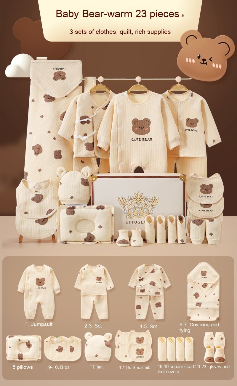 Newborn Cadeauset – 100% Katoen Babykleding voor Geboorte of Kraambezoek - Smart Simple