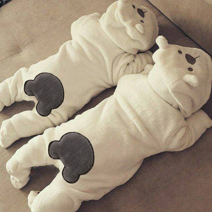 Baby Herfst Romper – Warm Éénstukje voor Buiten