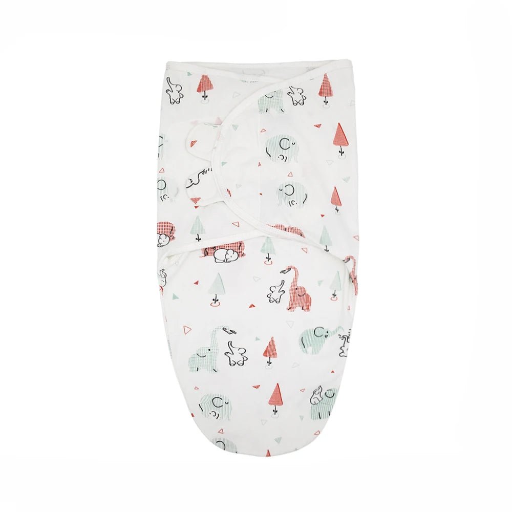 Newborn Zomerslaapzak Katoen – Dun Swaddle 0–6M (0.5 TOG)