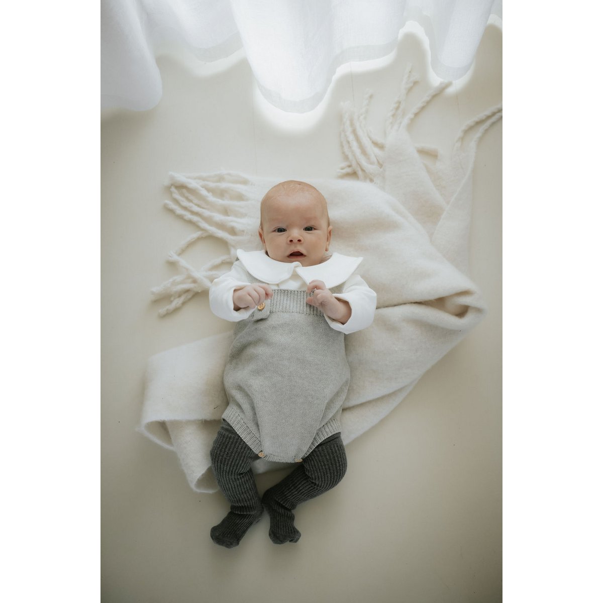 Annie & Charles® Babybody katoen met lange mouwen – Naomi collectie