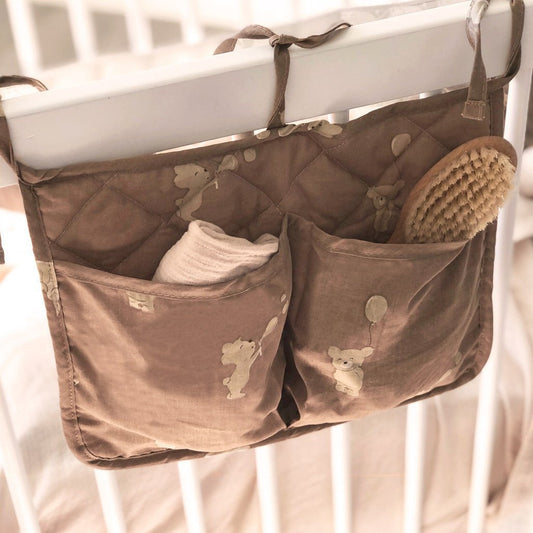 Duna bedzakjes teddy – praktische opbergzakken voor babykamer
