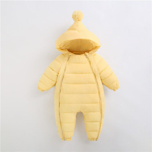 Newborn katoenen jas – warme babyjas met capuchon