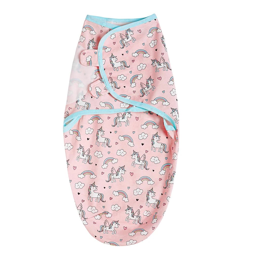 INSULAR New Summer Thick Swaddle 100% Cotton Newborn Infant Bags Wrapping Baby Sleep Sack Diaper Cocoon For Newborns Bags 1pc - Smart Simple