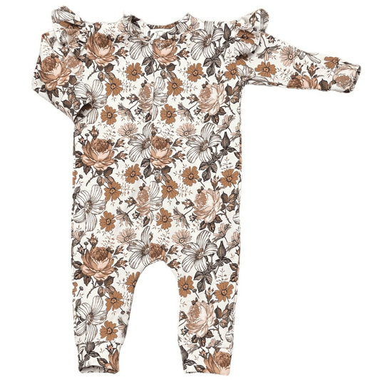 Boxpakje ruffle english garden brown - Smart Simple