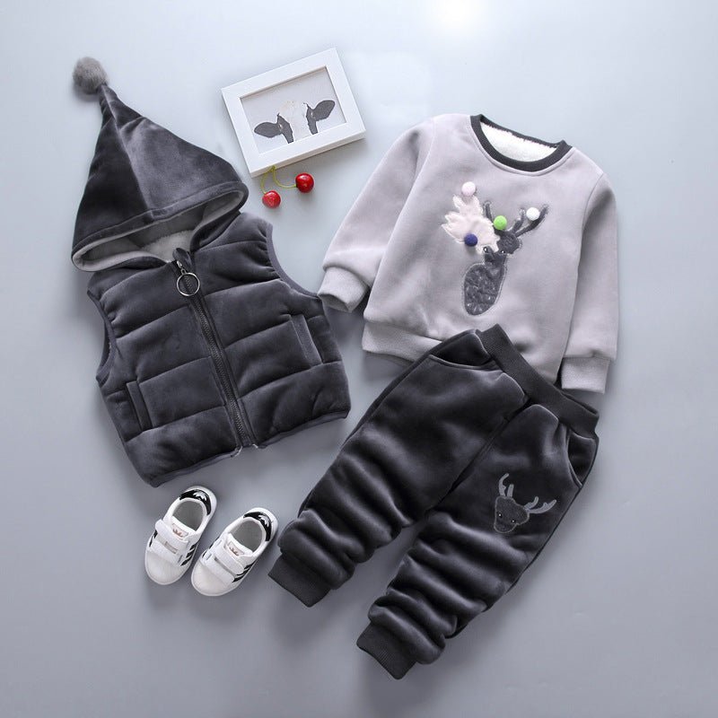 Winterset Baby – Driedelige Warme Outfit voor Jongens en Meisjes