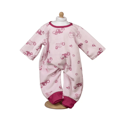 Baby jumpsuit blush roze – katoen 35 cm