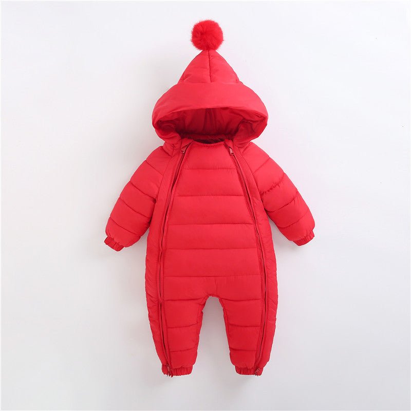 Newborn katoenen jas – warme babyjas met capuchon