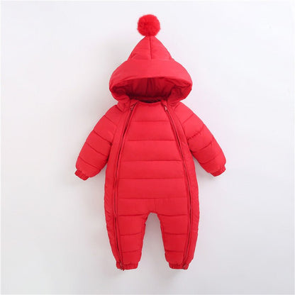 Newborn katoenen jas – warme babyjas met capuchon