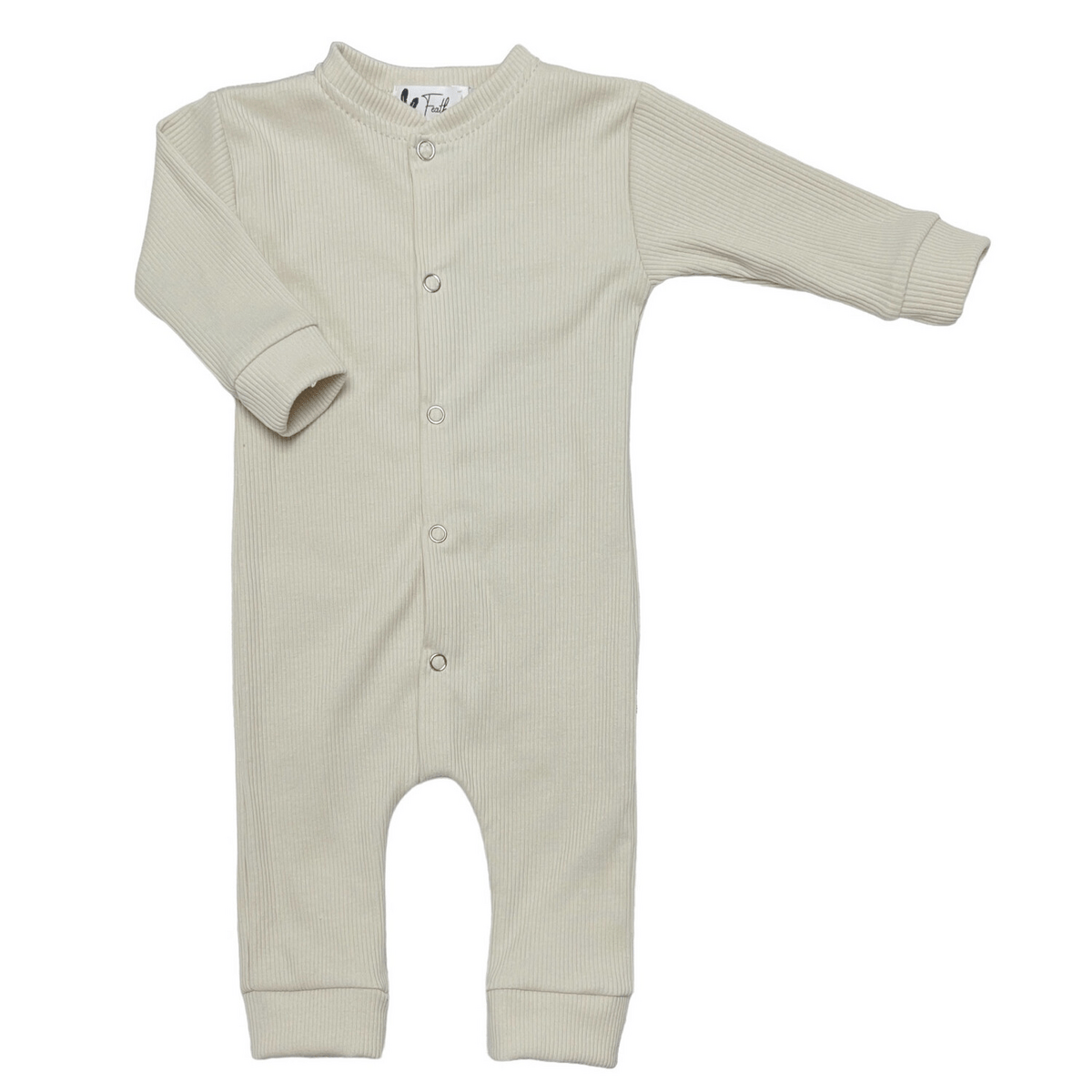 Boxpakje rib jersey natural beige - Smart Simple