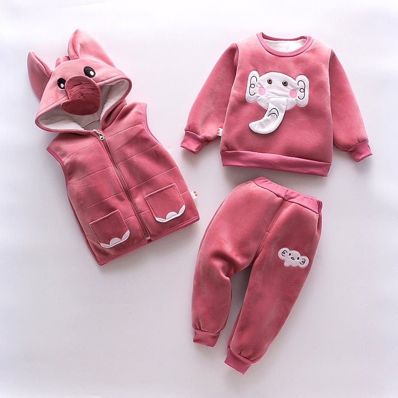 Winterset Baby – Driedelige Warme Outfit voor Jongens en Meisjes