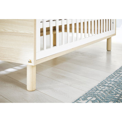 Kwekerij 'Flow' breed groot 3 delen: ledikant, brede commode, grote kledingkast - Smart Simple